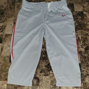 Men's Nike Gray Softball 3/4 Pants